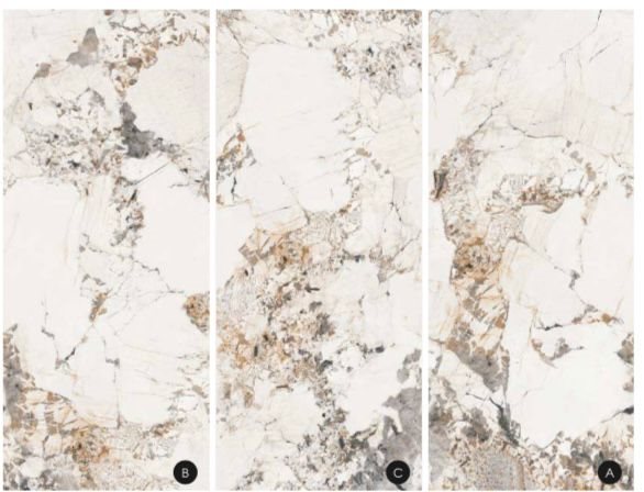 לוח HD צבע קרם עם גידים