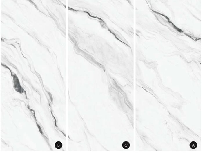 לוח HD עם גידים בגוונים של אפור