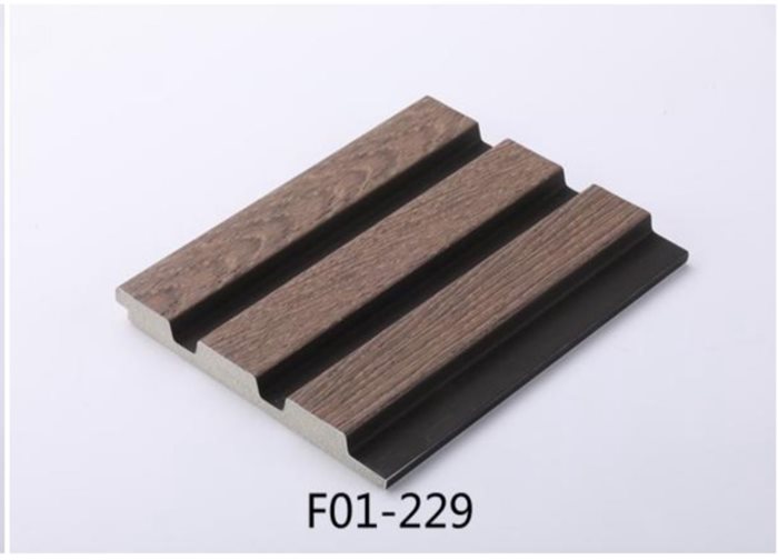 לוח דקורטיבי עץ פורניר עם פס כהה